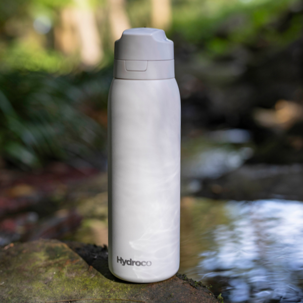 Hydroco Atlas Filter Water Bottle 740ml (White)